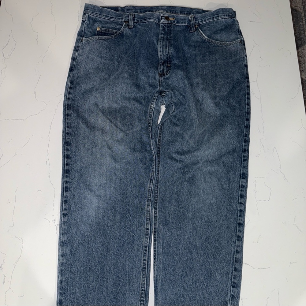 Wrangler Premium Quality Heavy Weight Blue Jeans 40 x 30 Regular fit-straight